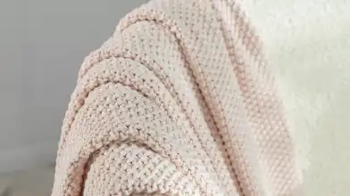 Плед Moss Knit, цвет розовый Askona фото - 3 - превью